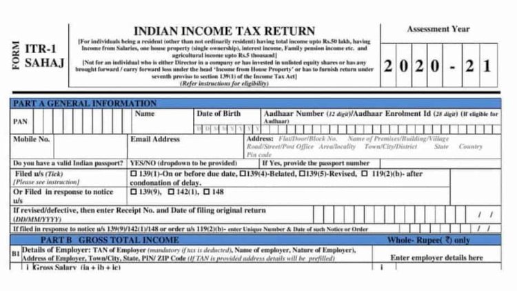 Changes in ITR AY 2020-21