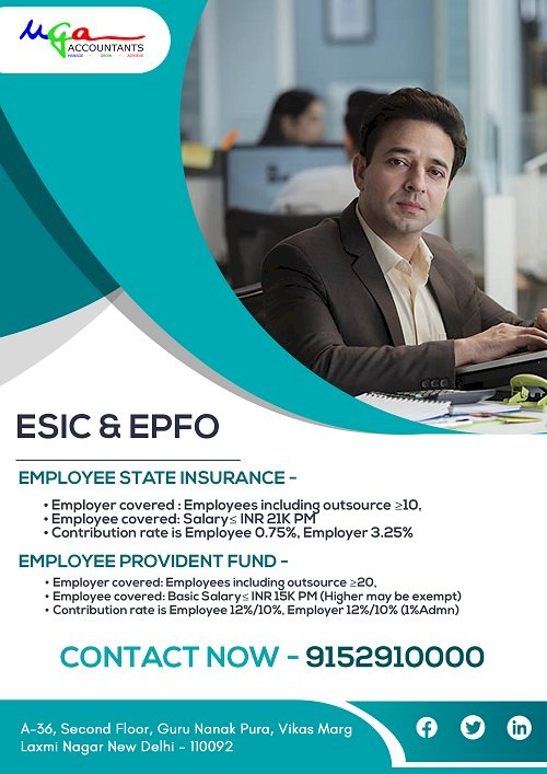 Employee State Insurance (ESIC) &  Employee Provident Fund (EPFO)